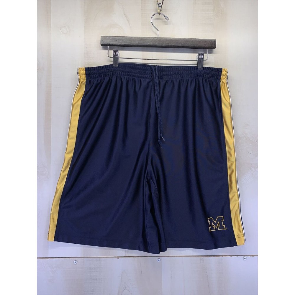 Pro Edge University of Michigan Vintage Basketball Shorts Mens Large-9733